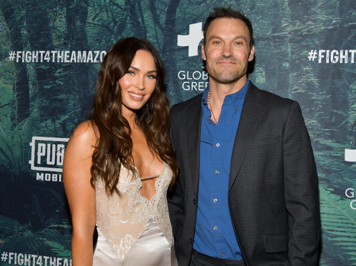 Megan Fox and Brian Austin Green attend an event together in December 2019.