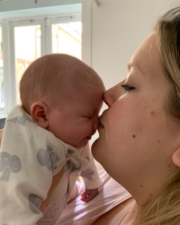 Ruth Cottle with her baby daughter Madison.