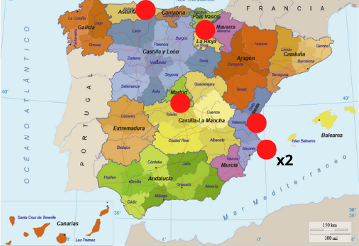 Todos los autocines de España.