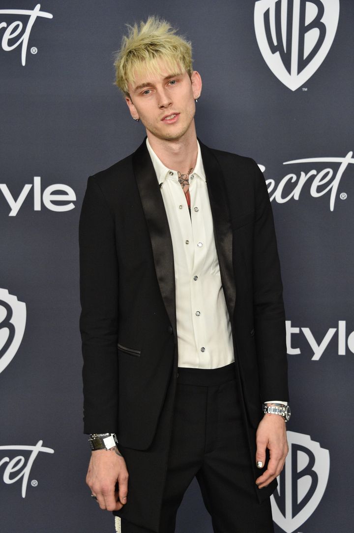 Machine Gun Kelly attends the 21st annual Warner Bros. and InStyle Golden Globe After Party at The Beverly Hilton Hotel on Jan. 5, 2020.