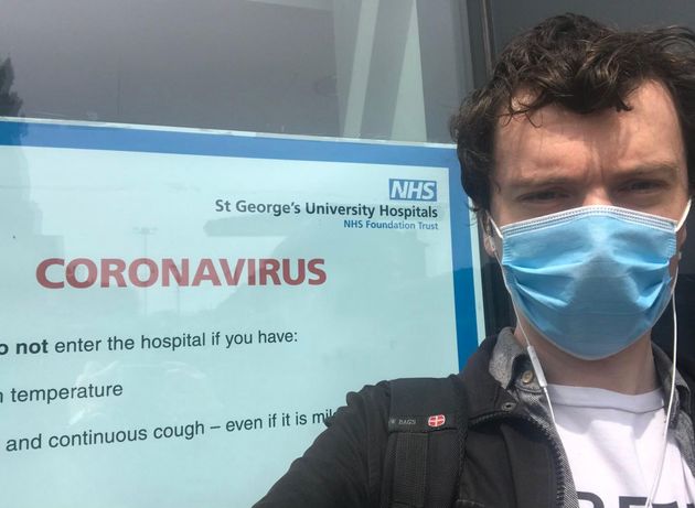 Jack Sommers, 34, who is taking part in the Covid-19 vaccine