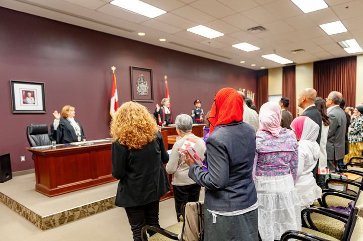 Le gouvernement du Canada a suspendu toutes les cérémonies de citoyenneté en raison de la COVID-19. (photo d'archives)