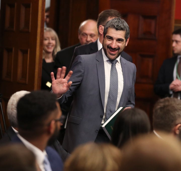 Minister of Colleges and Universities Ross Romano at Queen's Park. Romano has deferred the deadline for controversial new post-secondary funding conditions amid the pandemic. 