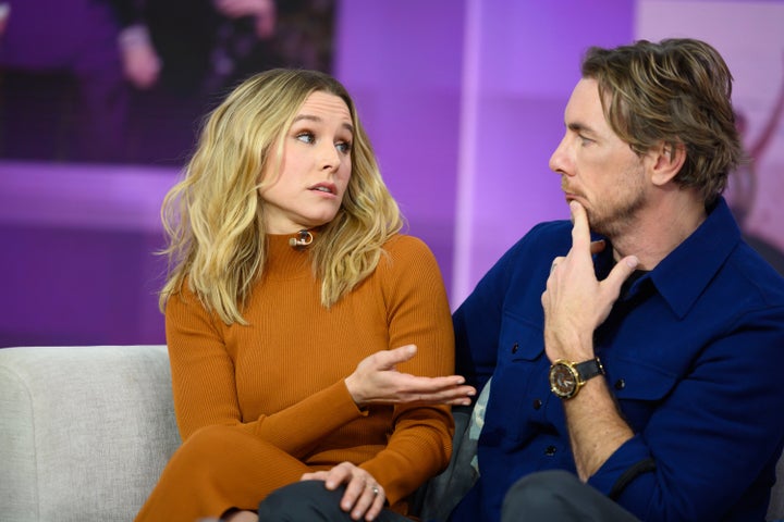 Kristen Bell and Dax Shepard on “Today” in February.