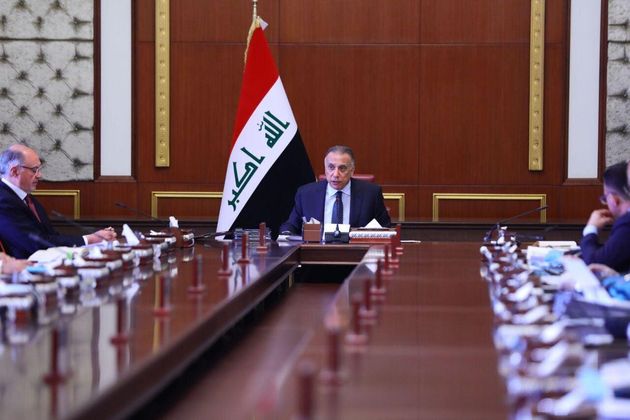 12 Μαϊου Βαγδάτη - Ο νέος πρωθυπουργός του Ιράκ Μουσταφά Αλ Καντίμι  (Photo by Iraqi Prime Ministry / Handout/Anadolu Agency via Getty Images)