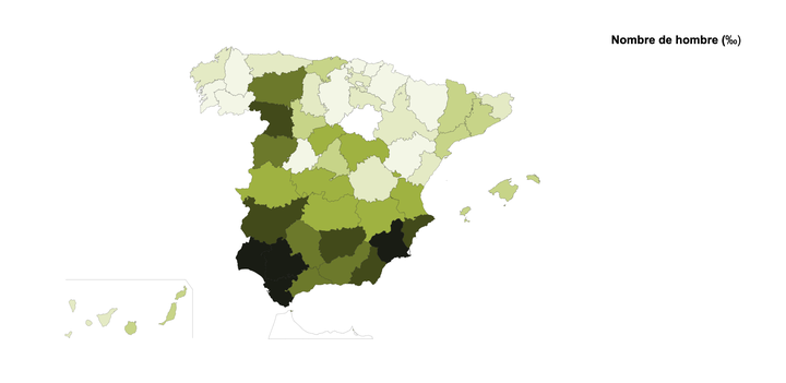 Reparto de 'Cayetanos' por España