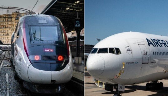 Train ou avion: lequel de ces transports a l’air le plus
