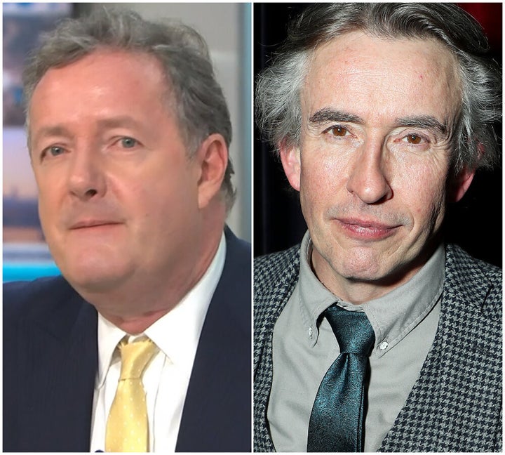 (l-r) Piers Morgan and Steve Coogan