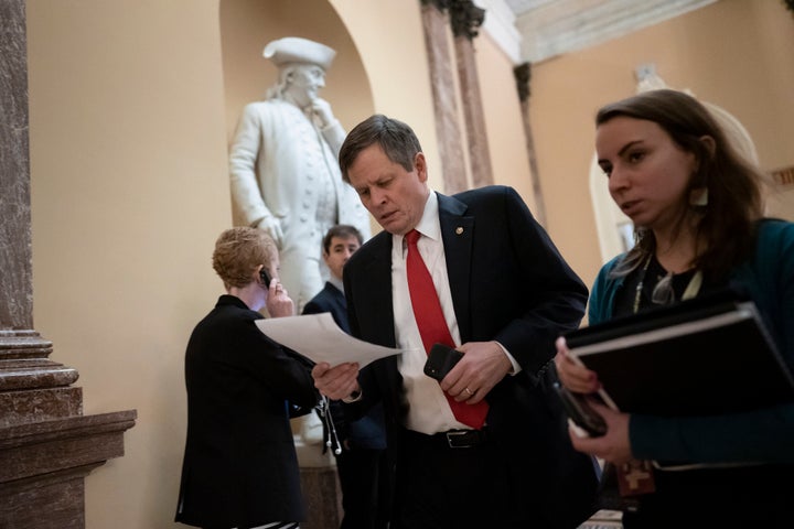 Sen. Steve Daines (R-Mont.) partnered with Oregon Democrat Sen. Ron Wyden to push a bipartisan measure to require warrants fo