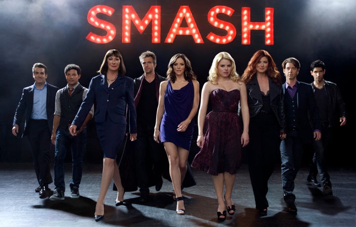 The cast of "Smash" Season one. 