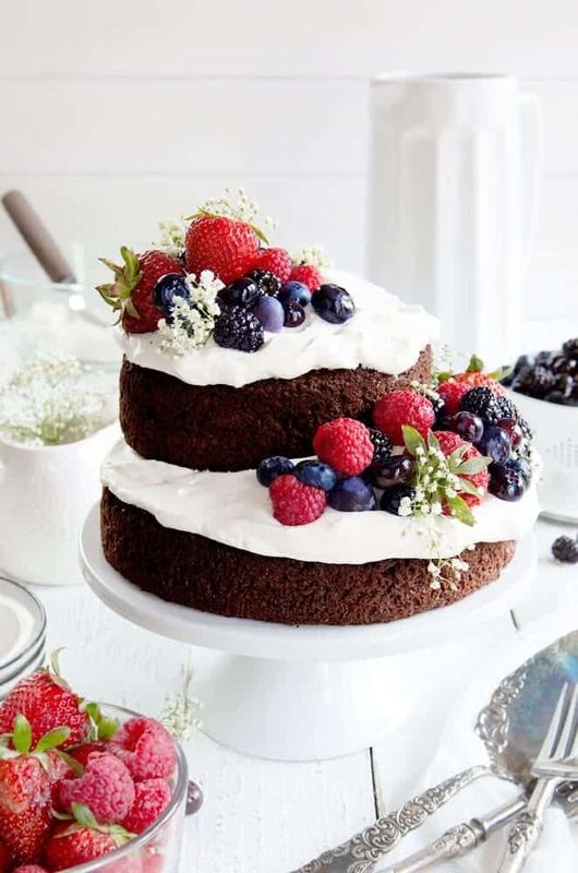 Get the One Bowl Chocolate Fruit Cake recipe from I Am Baker