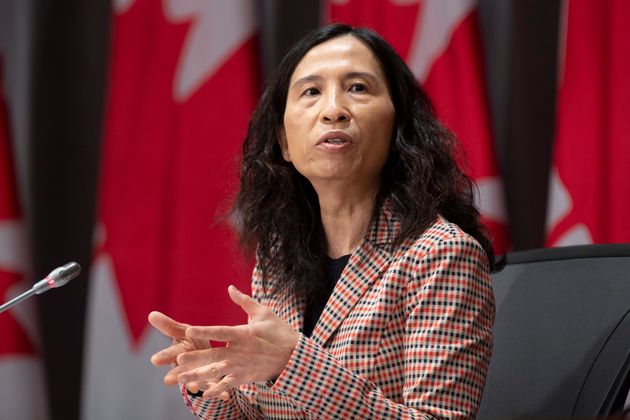 Chief Public Health Officer Theresa Tam responds to a question during a daily news conference in Ottawa on May 21, 2020.