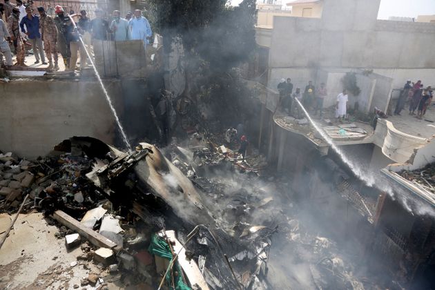 Pakistan Aircraft Crashes Near Jinnah International Airport Killing All 107 On Board