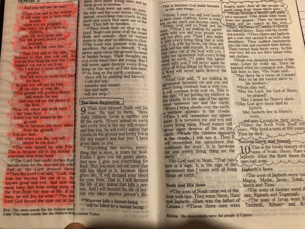 Germaine's daughter's study Bible