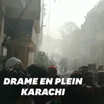 Un avion de ligne s'écrase en plein quartier résidentiel à Karachi, au moins 40