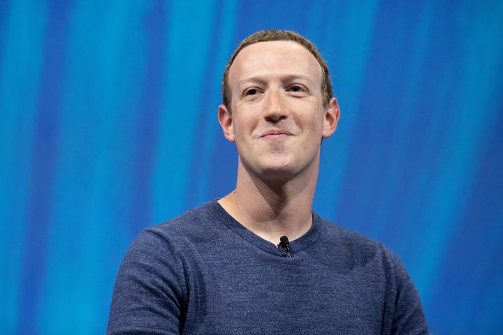Facebook founder and CEO Mark Zuckerberg appears at the Viva Tech start-up and technology gathering in Paris on May 24, 2018. Facebook is planning to reduce pay for remote workers who move to more affordable cities.