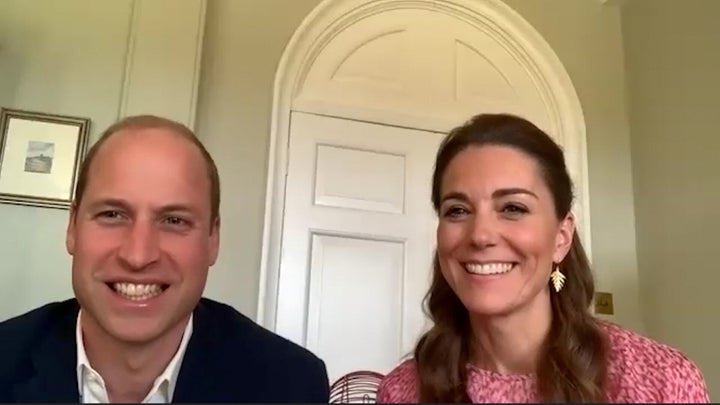 Los duques de Cambridge en una videoconferencia el pasado 20 de mayo.