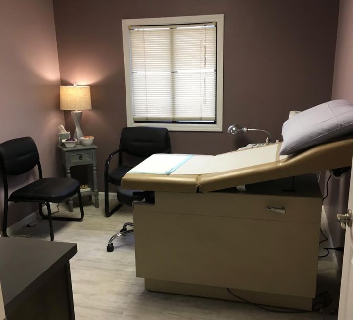 One of the exam rooms at Whole Woman’s Health in Texas, where Glenna Martin provides services.