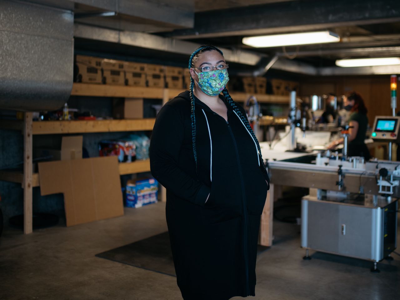 Sherae Lascelles, founder of Seattle’s Green Light Project, a nonprofit that gives sanitation products and cash to sex workers, got the idea of making hand sanitizer after supplies began to run out in early March.