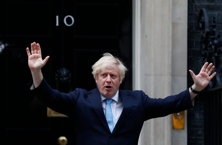 Britain's Prime Minister Boris Johnson has faced widespread criticism over his government's response to the pandemic, which s