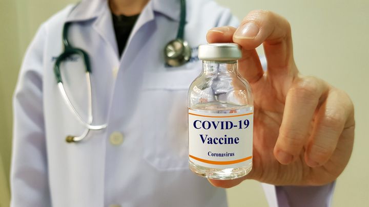 Doctor shows COVID 19 vaccine for prevention and treatment new corona virus infection. Picture for representational purpose only.