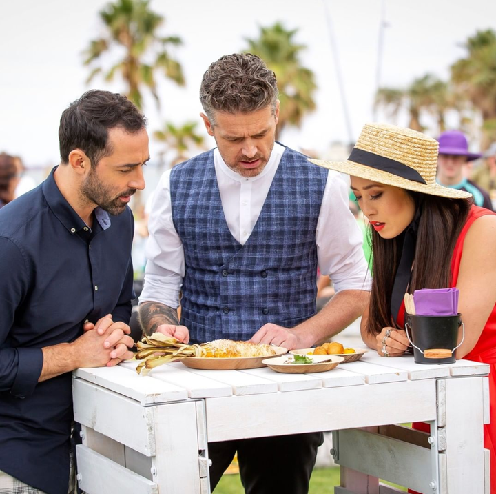 'MasterChef Australia: Back To Win' judges Andy Allen, Jock Zonfrillo and Melissa Leong