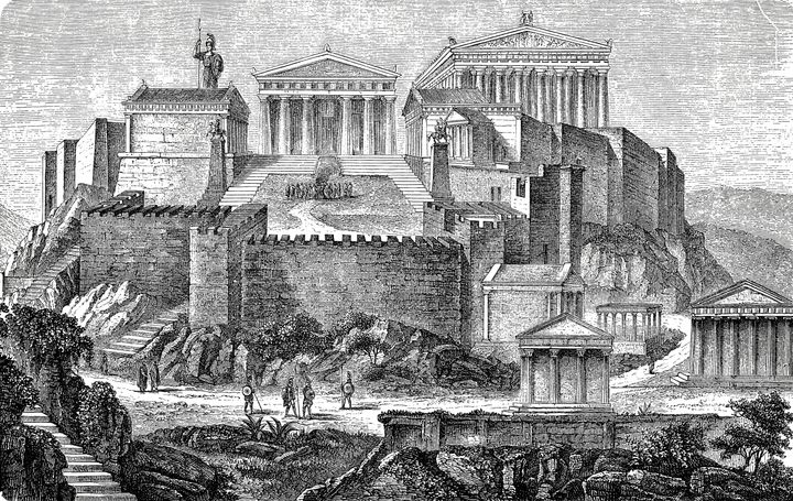 Η Ακρόπολη την εποχή του Περικλή.