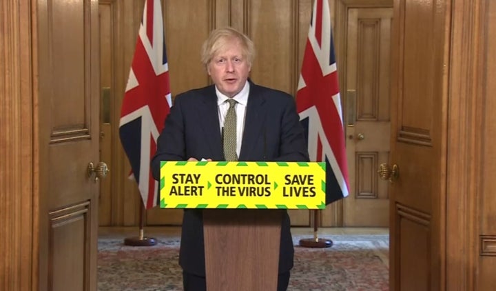 Screen grab of Prime Minister Boris Johnson during a media briefing in Downing Street, London, on coronavirus (COVID-19).