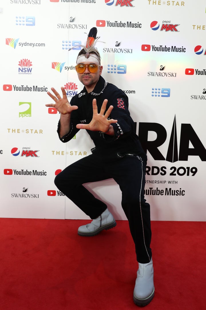 Mitch Tambo arrives for the 33rd Annual ARIA Awards 2019 at The Star on November 27, 2019 in Sydney, Australia. (Photo by Mark Metcalfe/Getty Images)