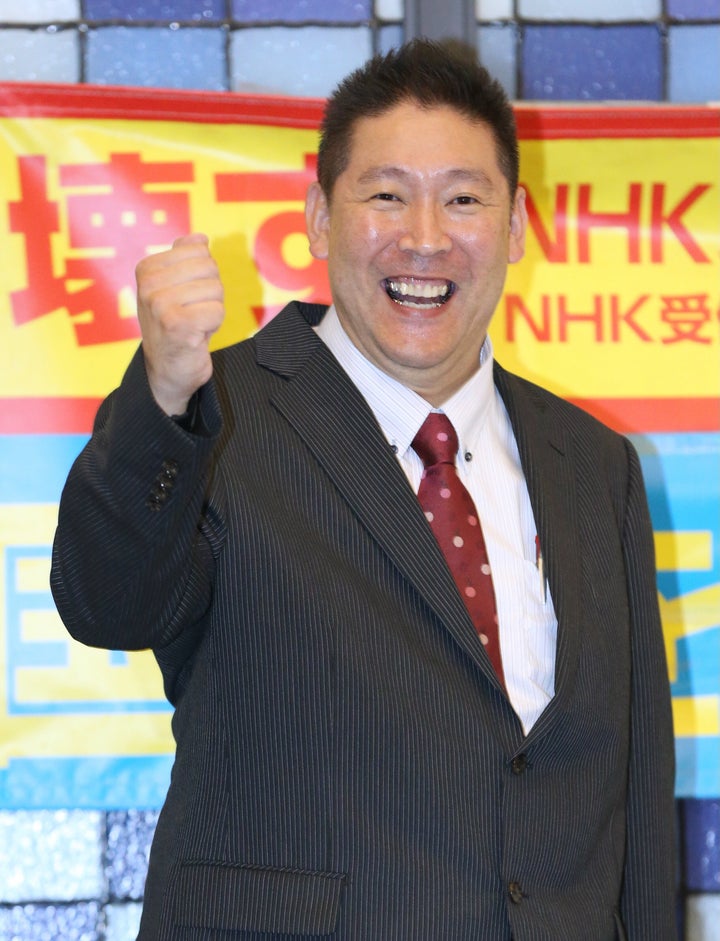 「ホリエモン新党」代表に就任した立花氏（資料）