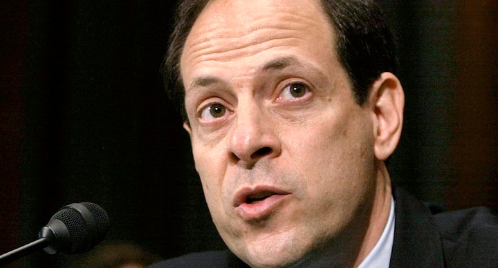 Then-U.S. Department of Justice Inspector General Glenn Fine is seen testifying before a Senate Judiciary Committee hearing i