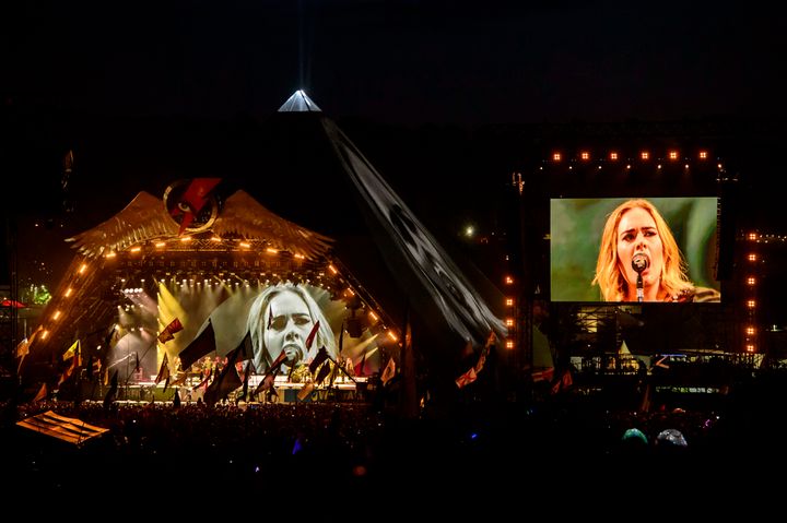 Adele played the Pyramid Stage in 2016