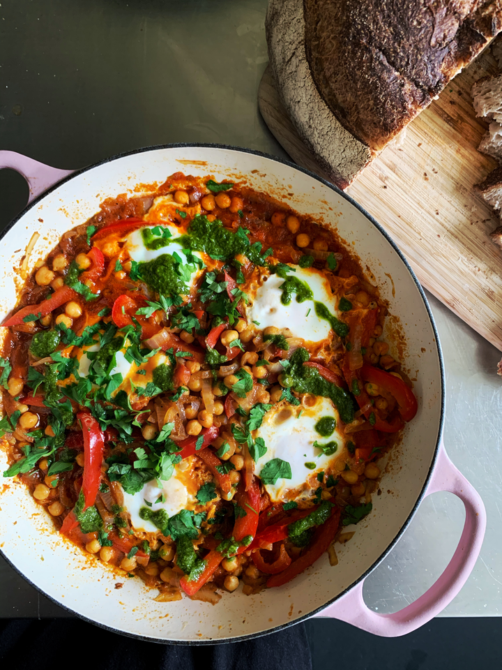 Family Shakshuka with Chickpeas 