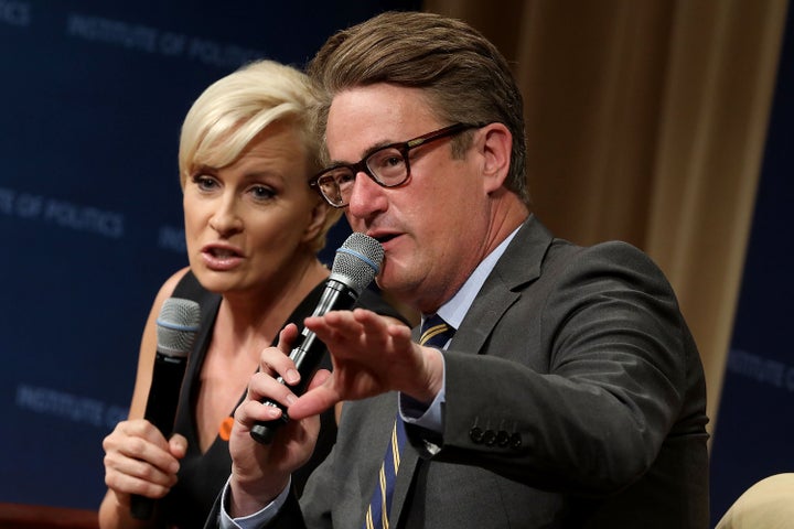 Joe Scarborough (right) and Mika Brzezinski (left) are outspoken critics of Trump.