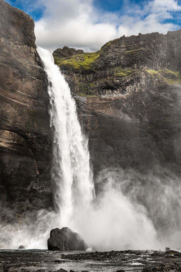 Háifoss Waterfall, Iceland