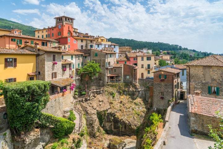 Loro Ciuffenna village, Tuscany, Italy