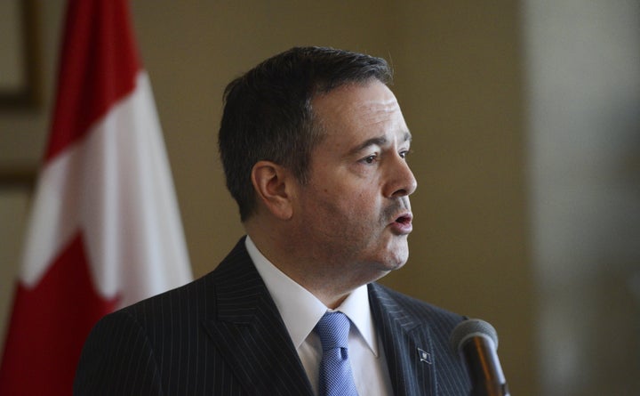 Alberta Premier Jason Kenney speaks at the Rideau Club in Ottawa on Thursday, March 12, 2020.