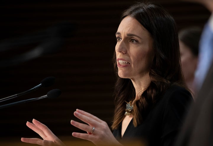 New Zealand Prime Minister Jacinda Ardern. (Mark Mitchell/New Zealand Herald, Pool via AP)