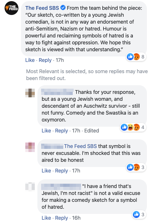 The segment sparked some backlash on social