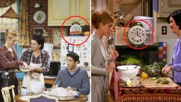 Caja de galletas en la cocina de Monica y Rachel en 'Friends'.