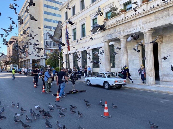 Από τα γυρίσματα της καμπάνιας 