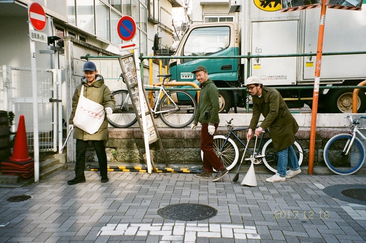 キャットストリートでのゴミ拾い「CATs Cleanup」