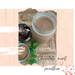 Chocolate mint smoothie