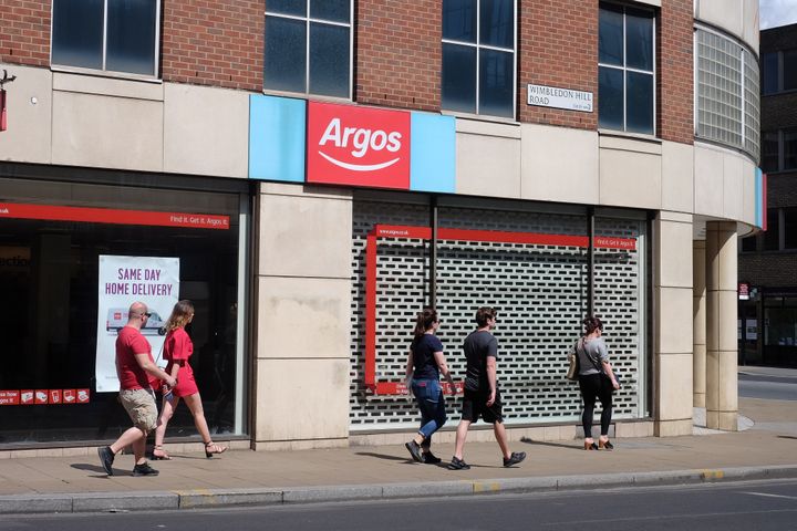 A general view of a currently closed branch Argos in Wimbledon.