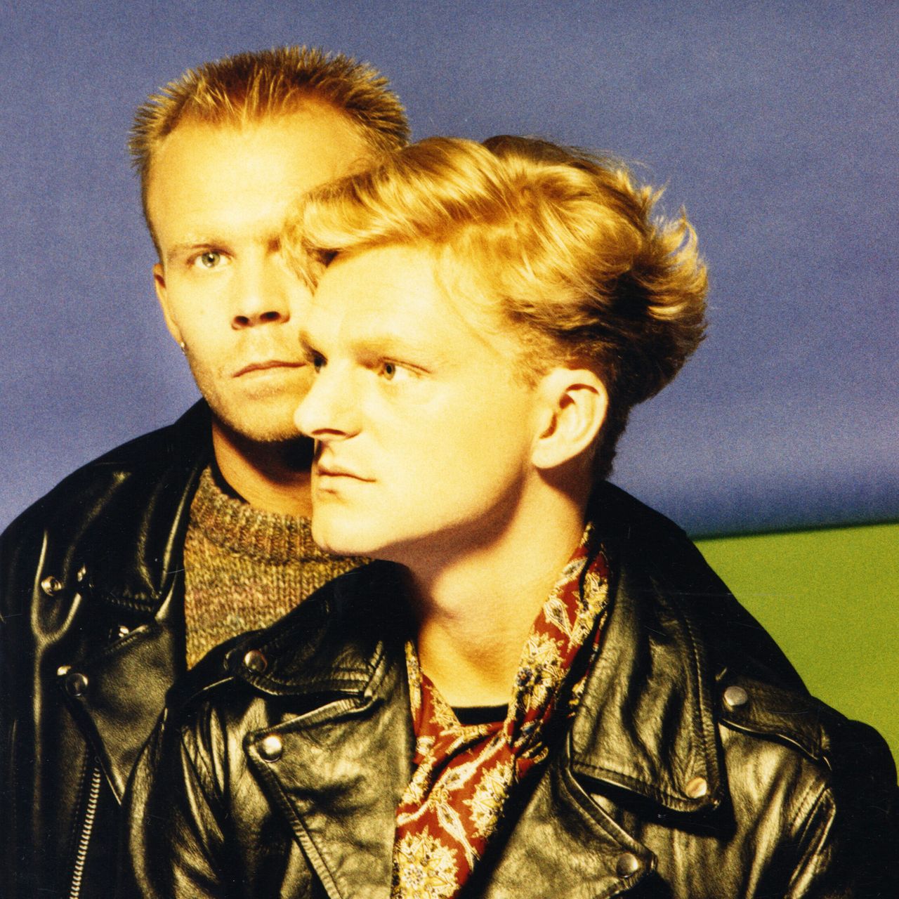 Andy Bell with bandmate Vince Clarke at the height of their Erasure fame