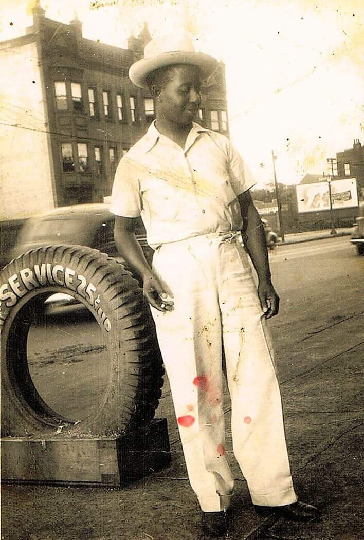 Booker Howze, l’arrière-grand-père de l’autrice, quand il était jeune.