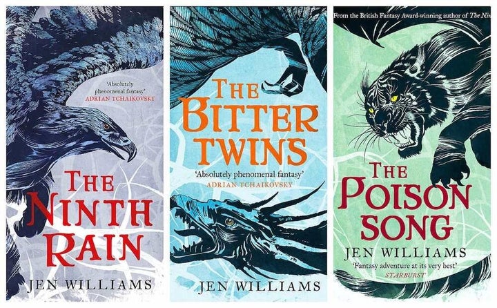 'The Winnowing Flame' series by Jen Williams features a determined female scientist, a dying race and imprisoned witches.