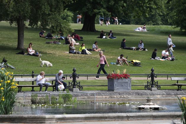 Crowds enjoying the good weather in parks has a downside.