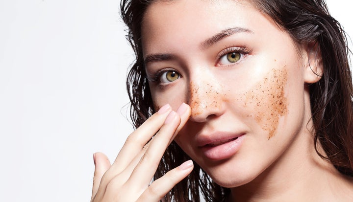 Exfoliating is an important part of any at-home facial.
