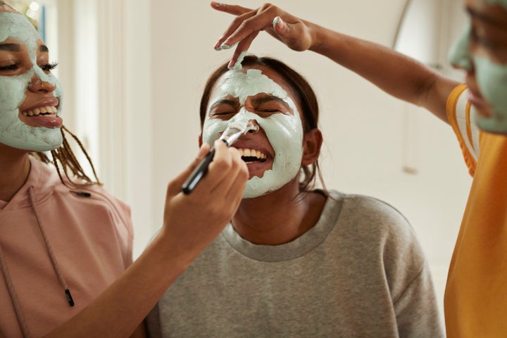 Applying a face mask can restore and hydrate the skin — and is a small, easy act of self-care.